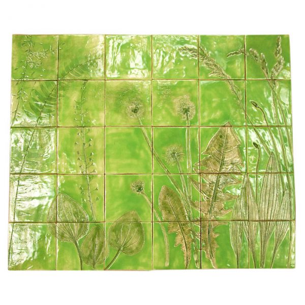 Kitchen tiles meadow bright green