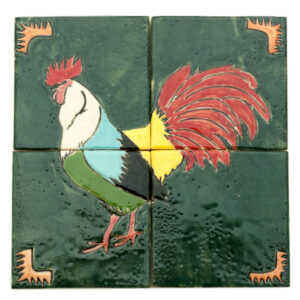 Dekor kafle wiejskie gospodarskie zwierzęta Kogut