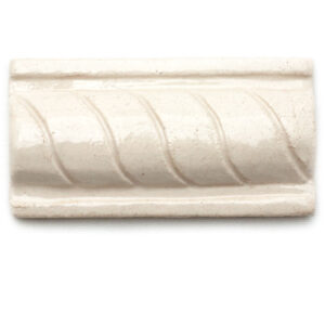 Podłużne kafelki bordery listwy wykończeniowe ze wzorem, naturalna glina